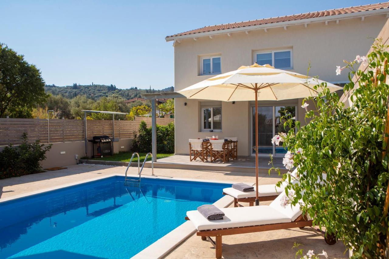 Grappolo Lefkada Villas - Villa Vertzami Just 2 Km From Lefkada Town Apolpaina Exterior foto