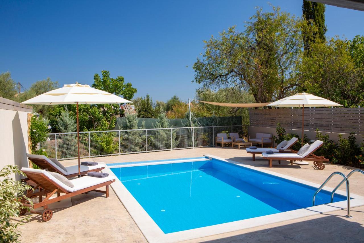 Grappolo Lefkada Villas - Villa Vertzami Just 2 Km From Lefkada Town Apolpaina Exterior foto