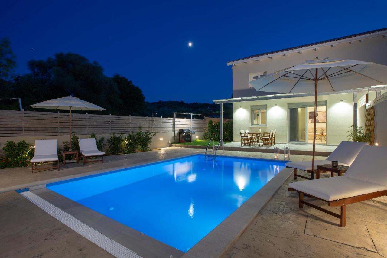 Grappolo Lefkada Villas - Villa Vertzami Just 2 Km From Lefkada Town Apolpaina Exterior foto